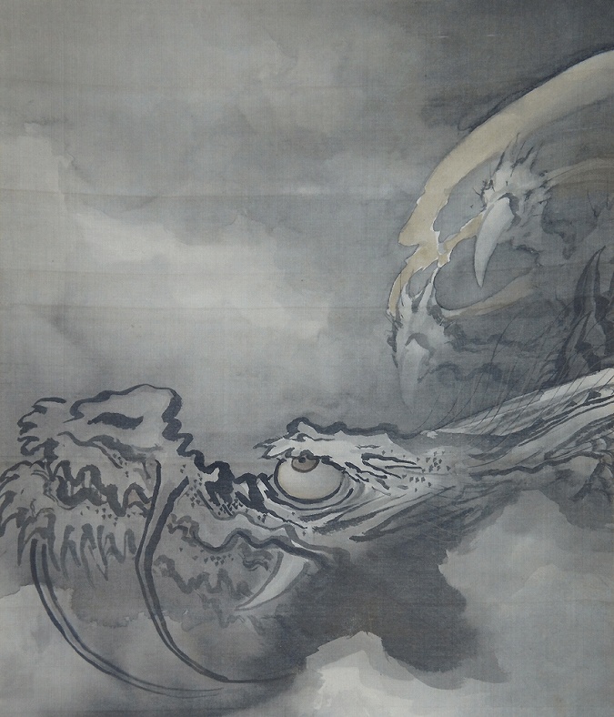 湯川松堂 龍 | 掛軸(掛け軸)販売／表装ご依頼は掛軸いっぷく掛軸