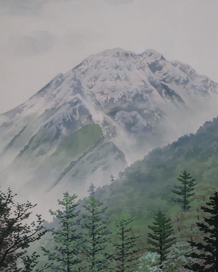 小暮成起 青緑山水 | 掛軸(掛け軸)販売／表装ご依頼は掛軸いっぷく掛軸